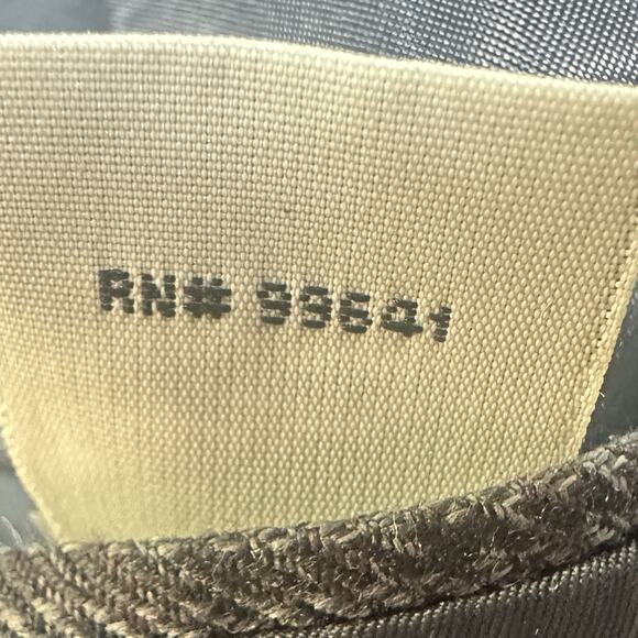 Linea Uomo Men’s Blazer Jacket 46R Wool Blend Black Gray Micro Check Sport Coat - Picture 9 of 9